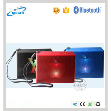 Mini haut-parleur léger LED Bluetooth TF-Card Play Haut-parleur